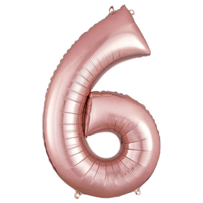 34" Rose Gold Numbers