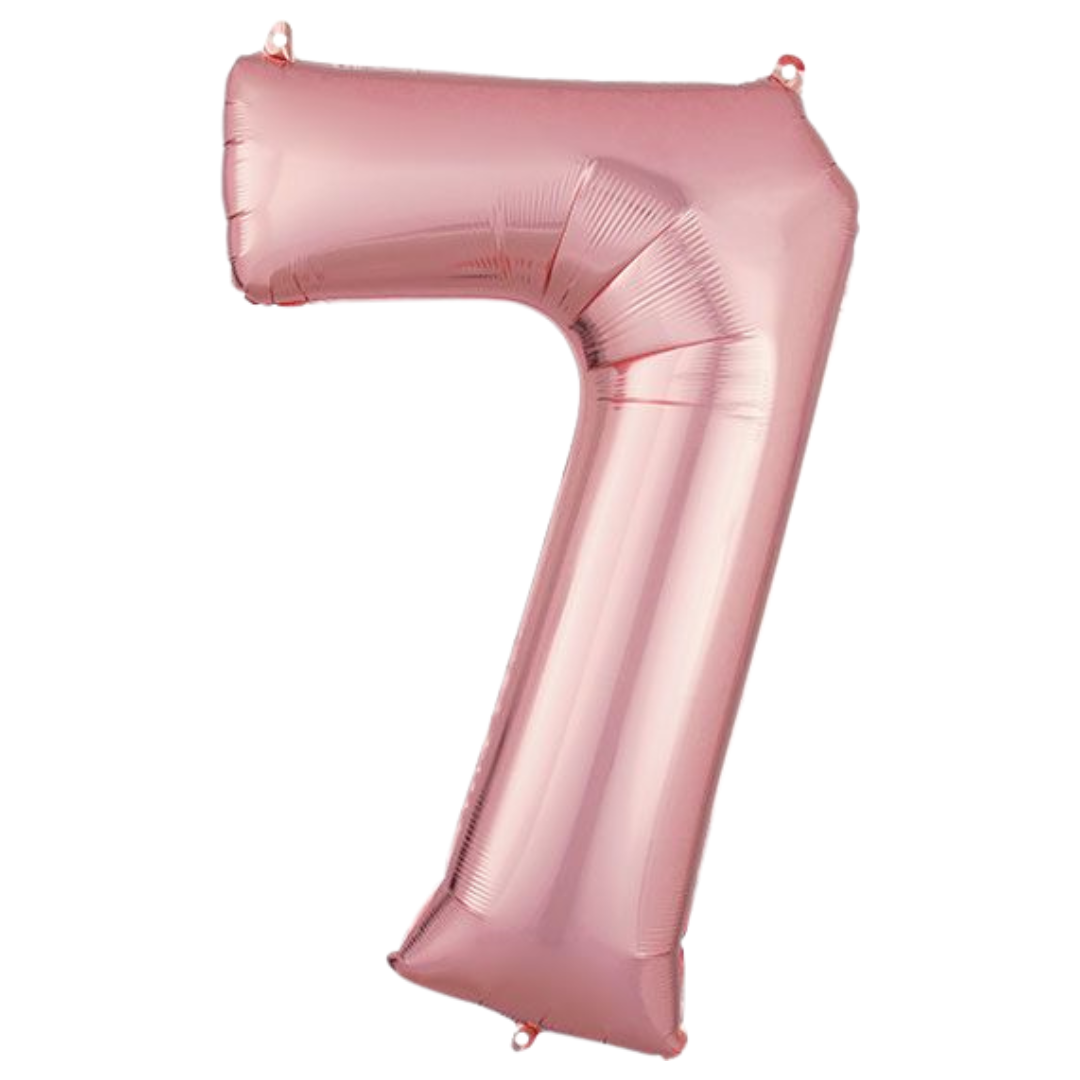 34" Rose Gold Numbers