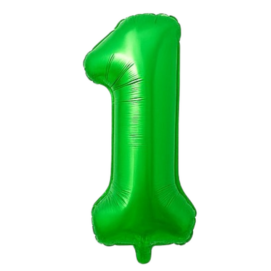 34" Green Numbers