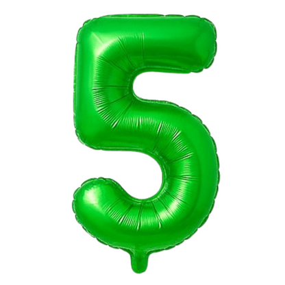 34" Green Numbers