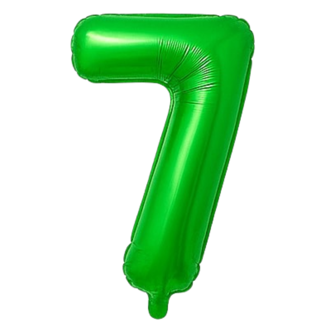 34" Green Numbers