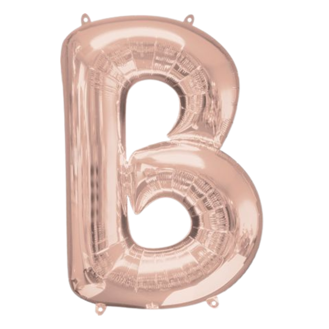 34" Rose Gold Letters