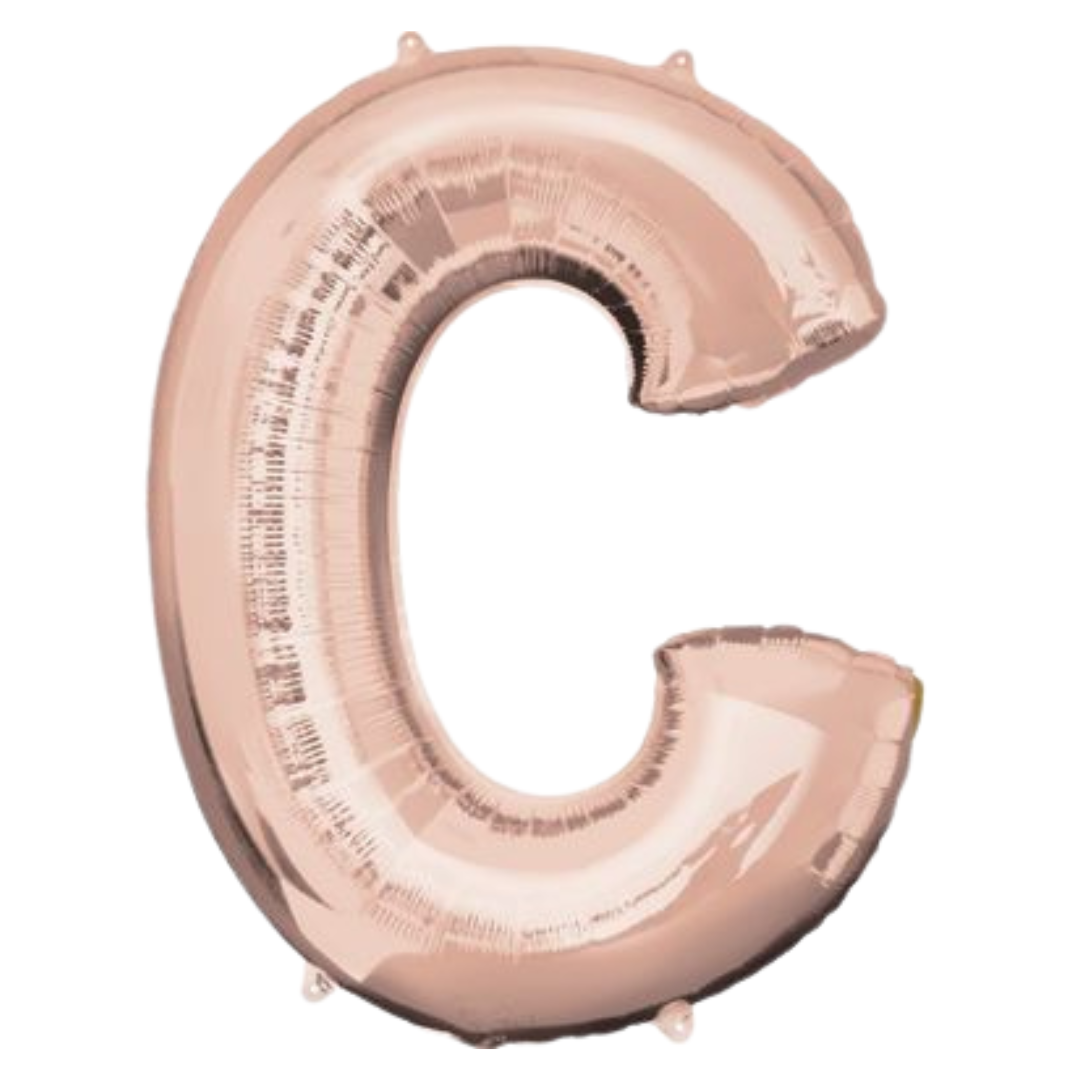 34" Rose Gold Letters