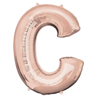 34" Rose Gold Letters