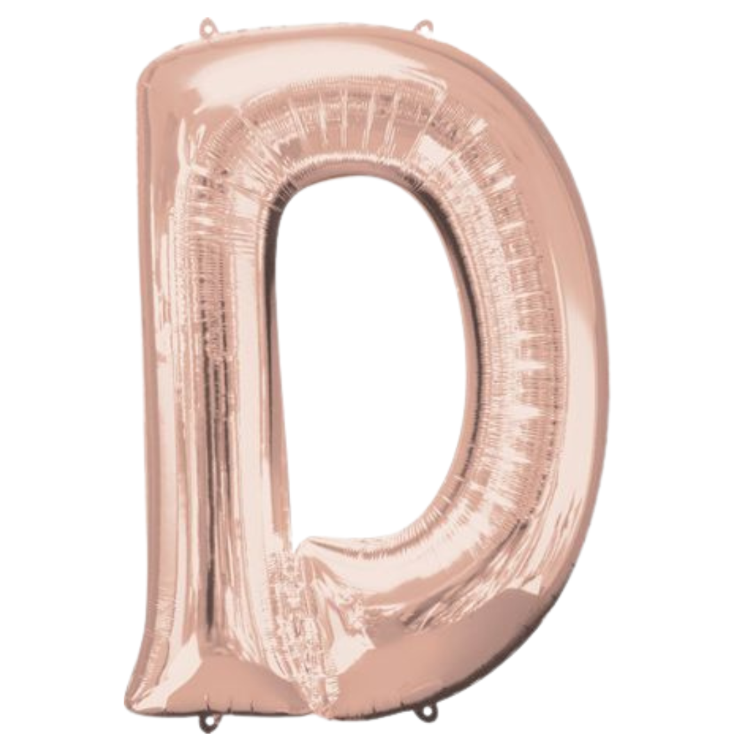 34" Rose Gold Letters