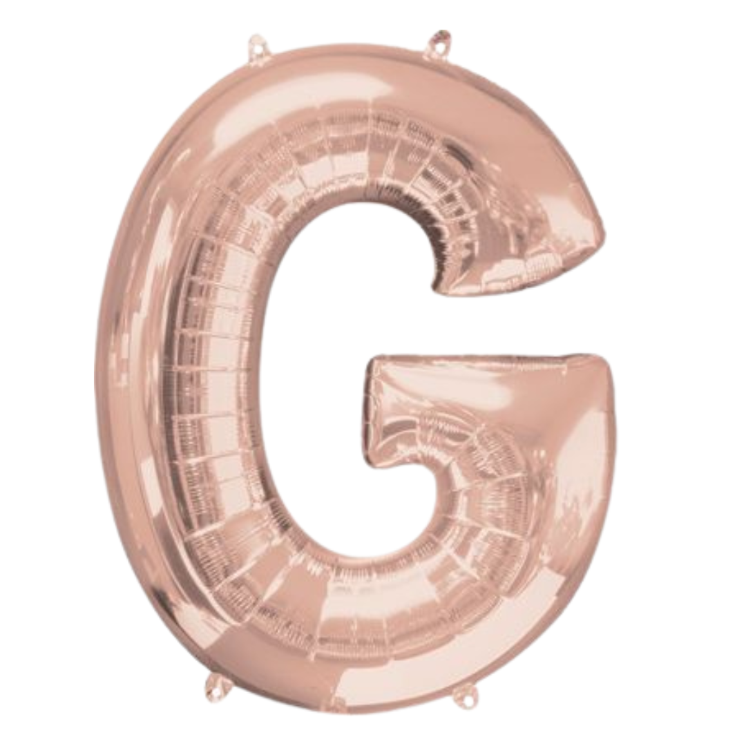 34" Rose Gold Letters