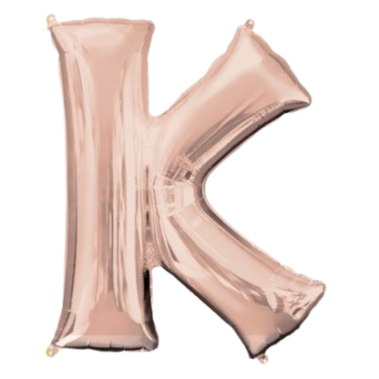 34" Rose Gold Letters