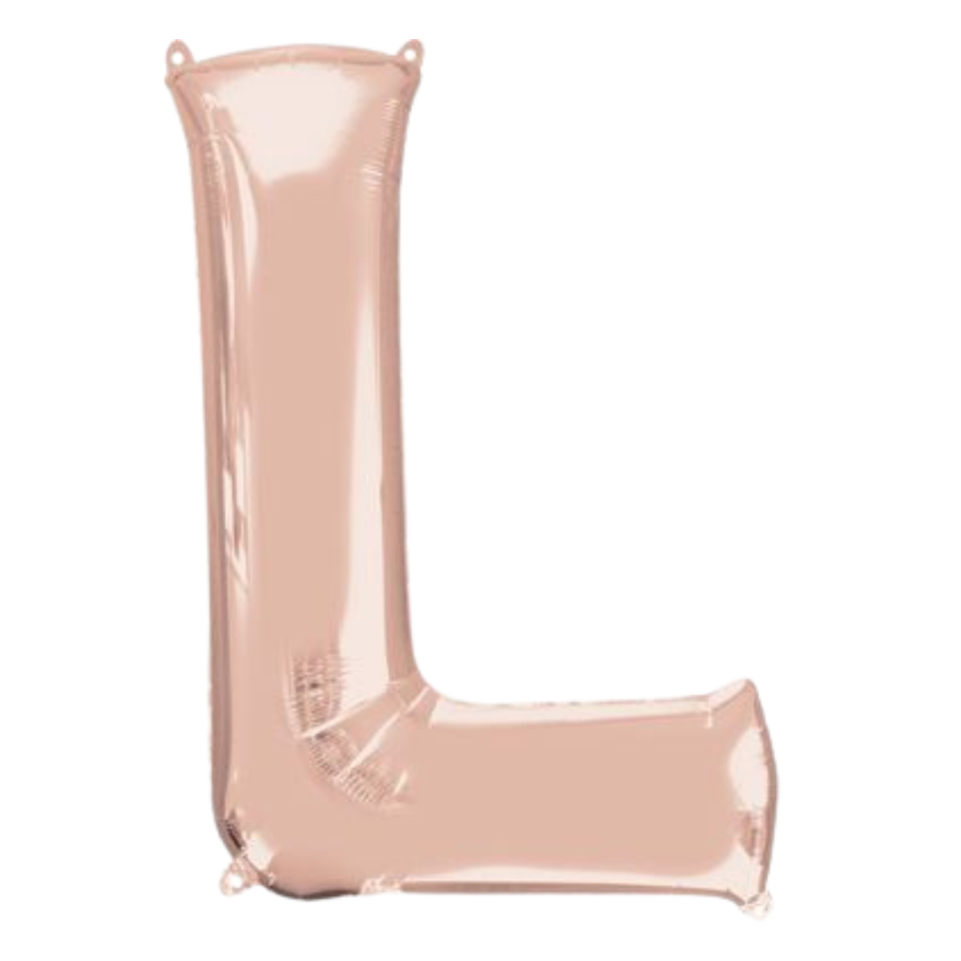 34" Rose Gold Letters