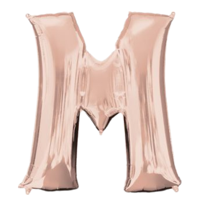 34" Rose Gold Letters