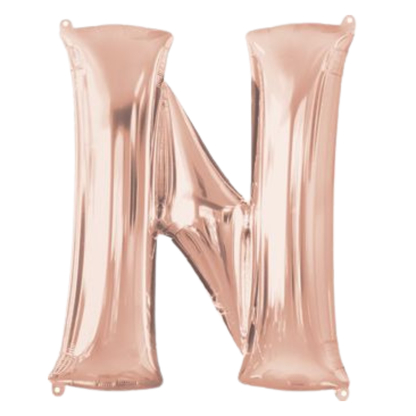34" Rose Gold Letters