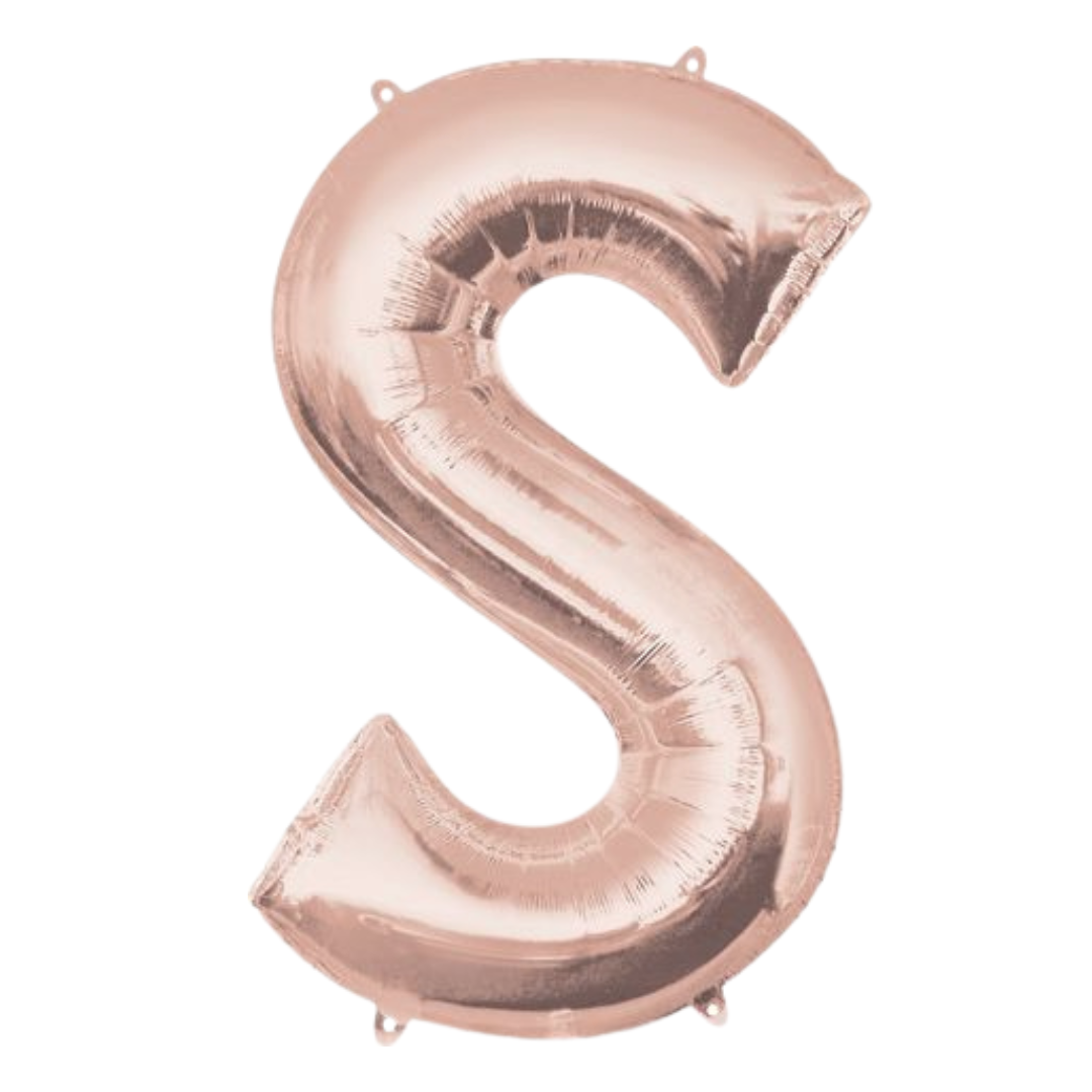 34" Rose Gold Letters