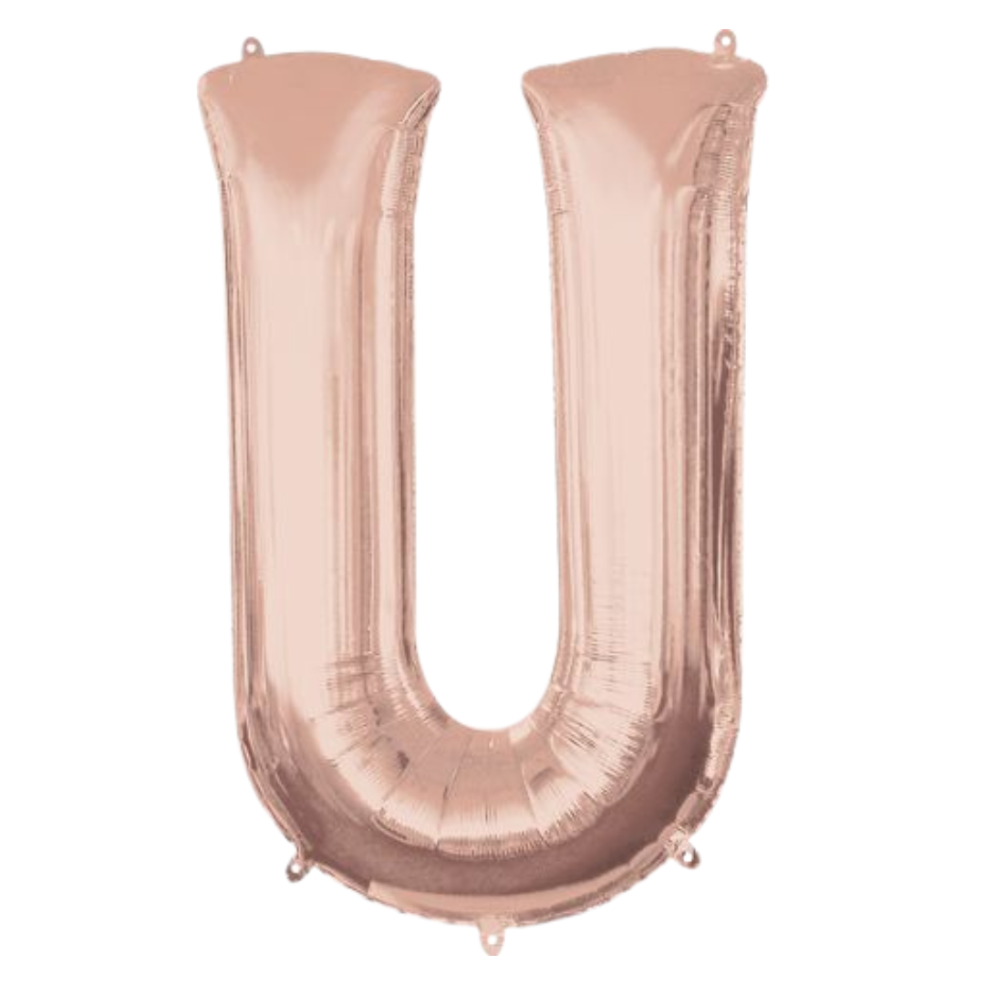34" Rose Gold Letters