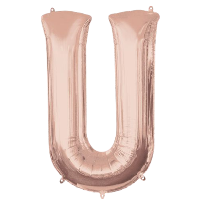 34" Rose Gold Letters