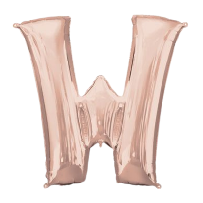 34" Rose Gold Letters