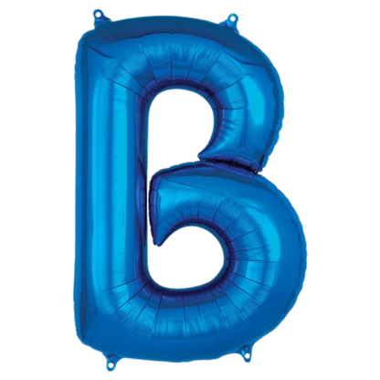 34" Blue Letters