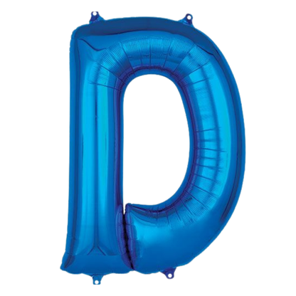 34" Blue Letters