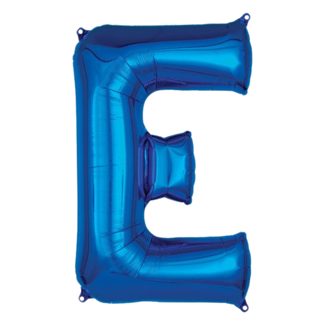 34" Blue Letters