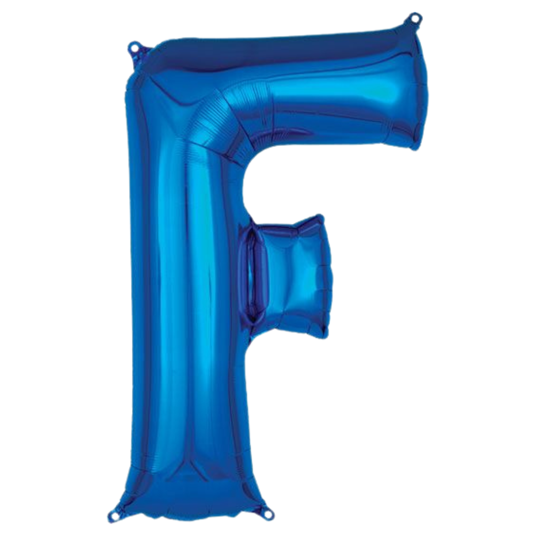 34" Blue Letters