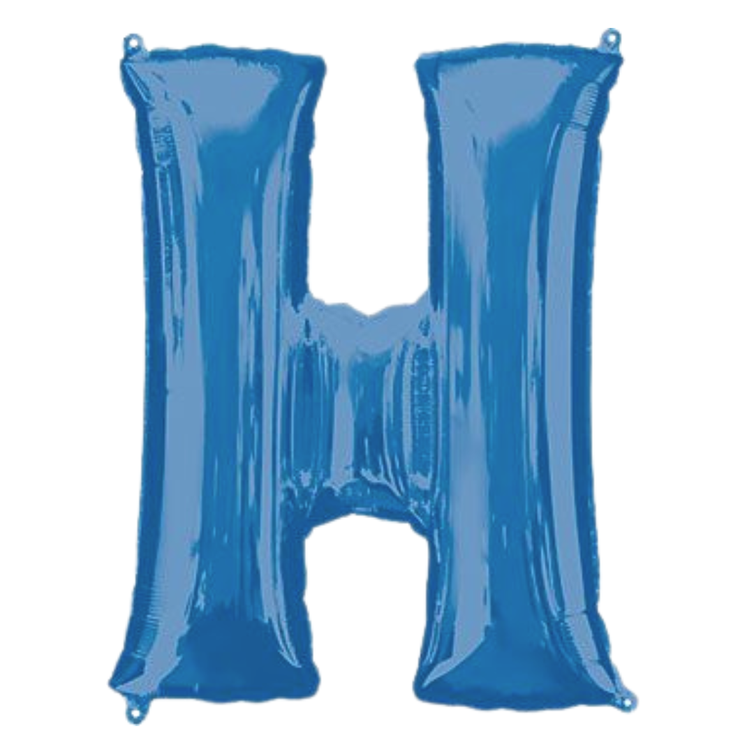 34" Blue Letters