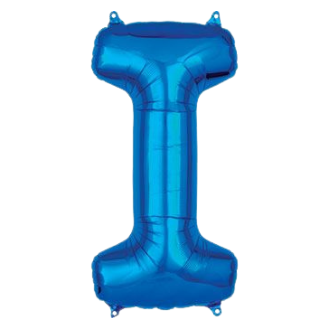 34" Blue Letters