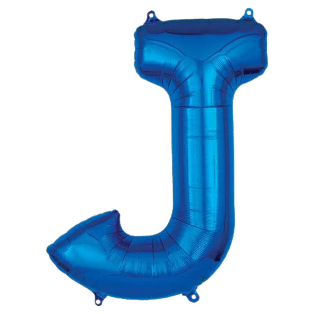 34" Blue Letters