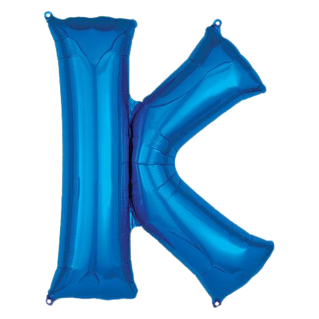34" Blue Letters