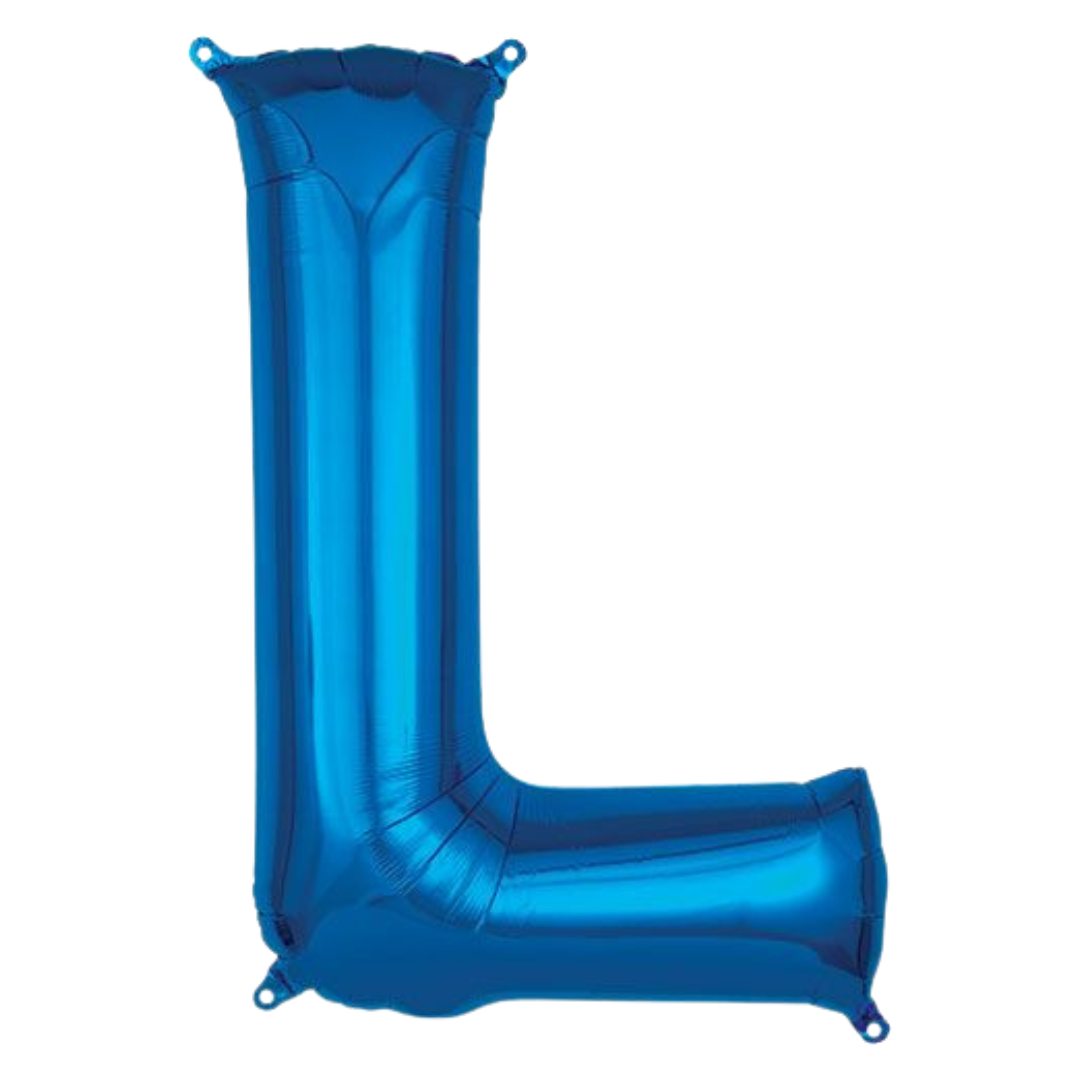 34" Blue Letters