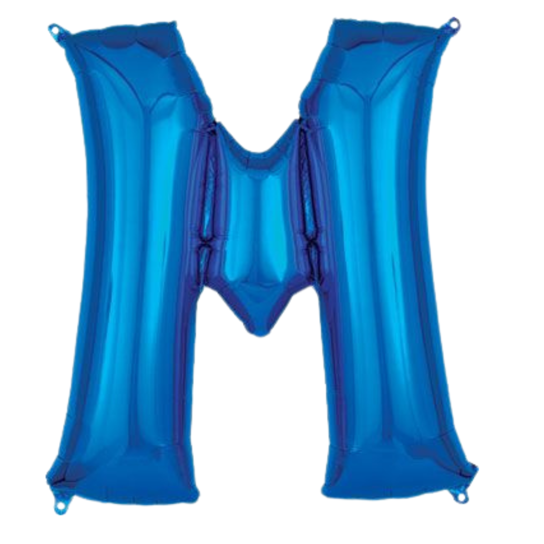 34" Blue Letters