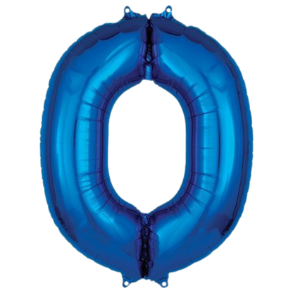34" Blue Letters