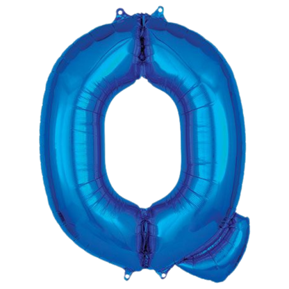 34" Blue Letters