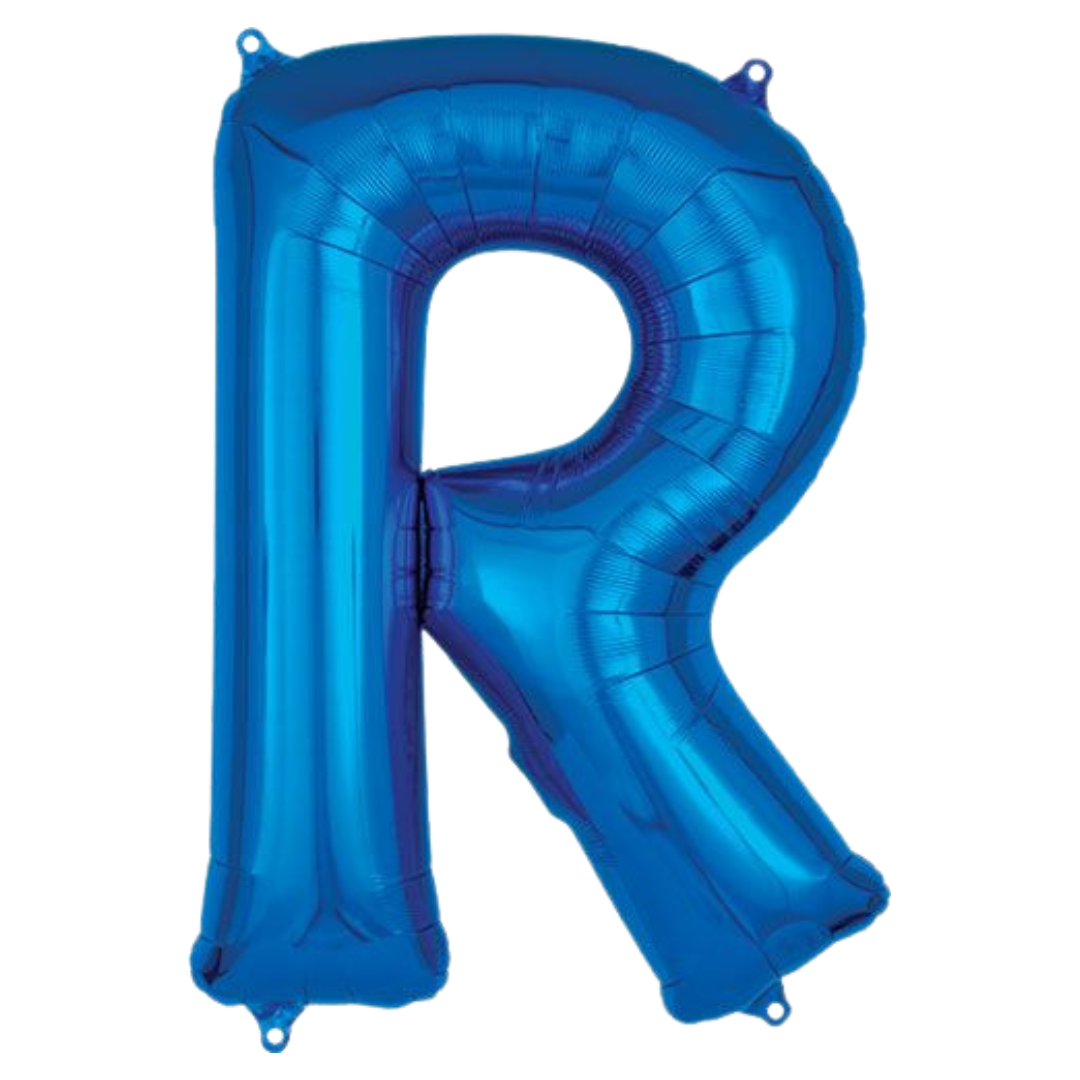 34" Blue Letters