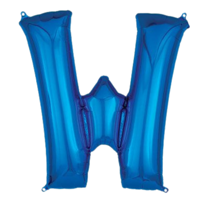 34" Blue Letters
