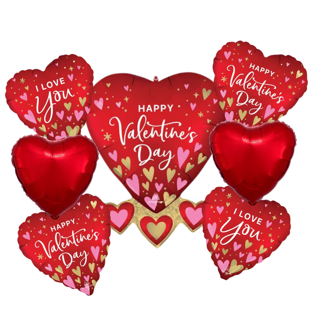 Happy Valentine's Balloon Bouquet