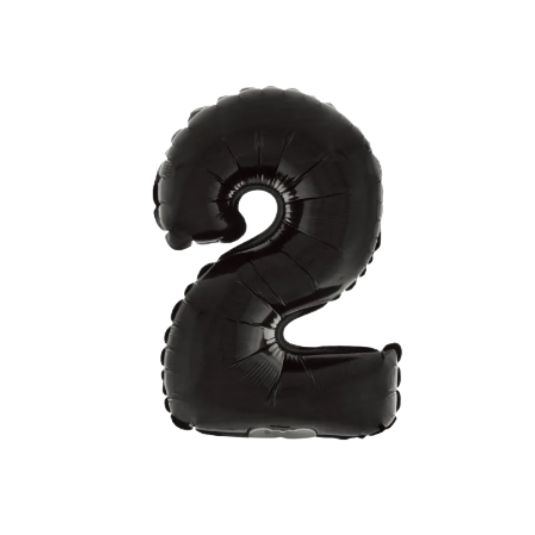 14" Black Numbers (Air Fill Only/Does Not Float)
