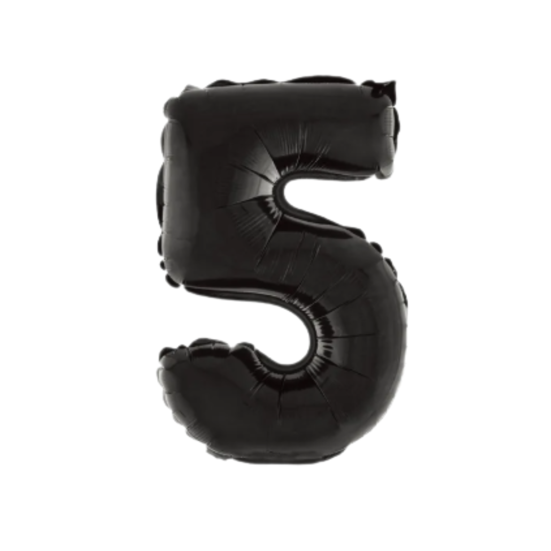 14" Black Numbers (Air Fill Only/Does Not Float)