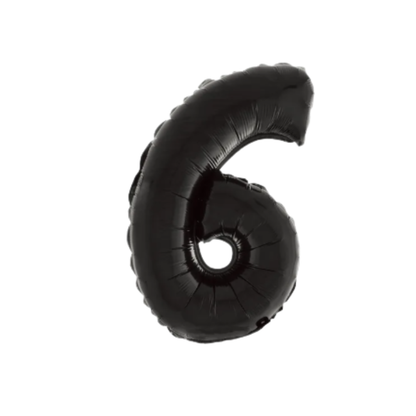 14" Black Numbers (Air Fill Only/Does Not Float)