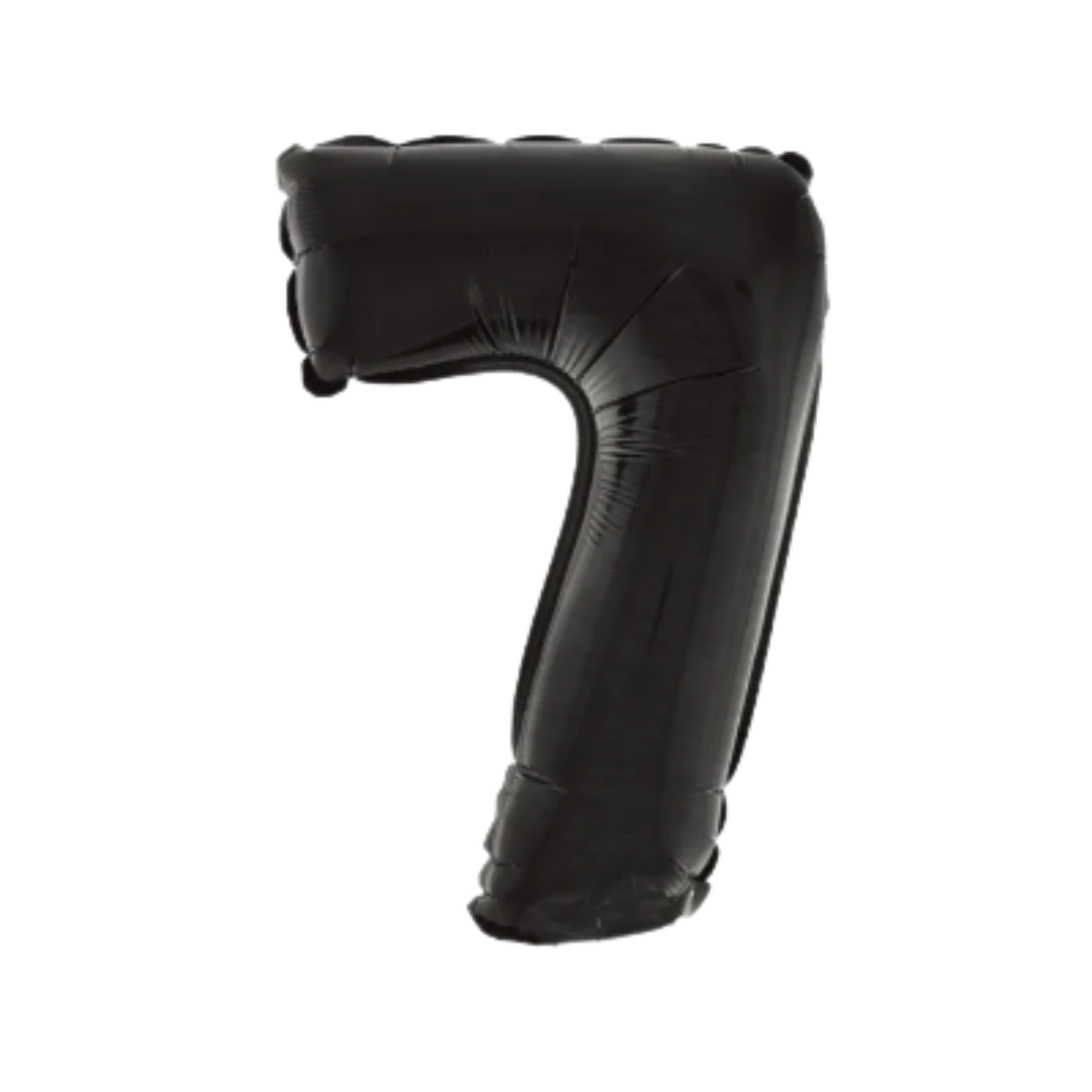 14" Black Numbers (Air Fill Only/Does Not Float)