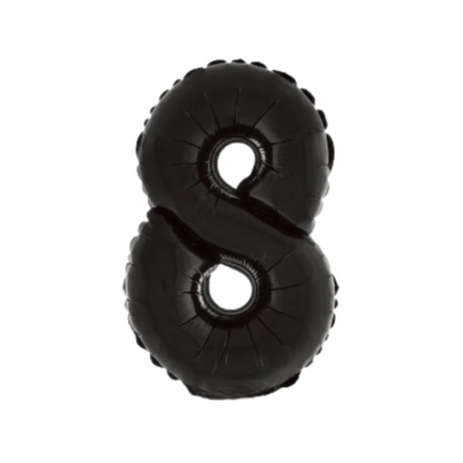 14" Black Numbers (Air Fill Only/Does Not Float)
