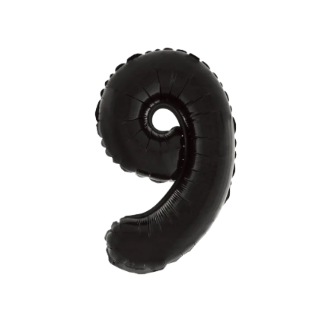 14" Black Numbers (Air Fill Only/Does Not Float)