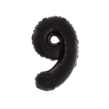 14" Black Numbers (Air Fill Only/Does Not Float)