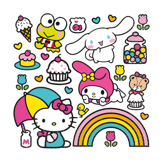 Hello Kitty And Friends Large Napkins, 16 Count