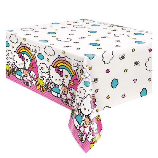 Hello Kitty And Friends Rectangular Plastic Cover, 1 Count
