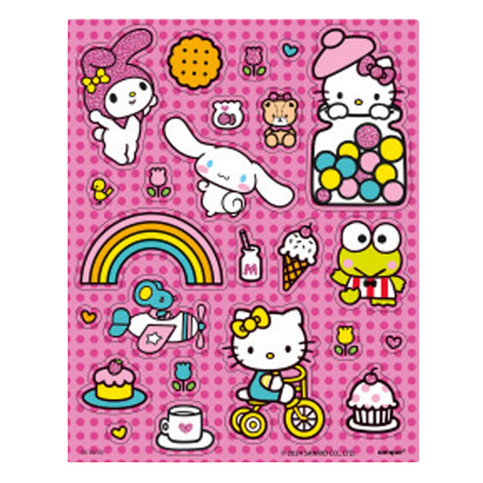 Hello Kitty And Friends Stickers, 4 Sheets