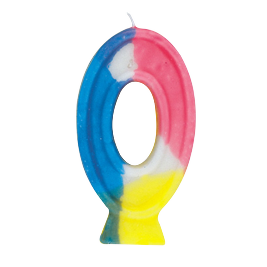 Rainbow Birthday Candle
