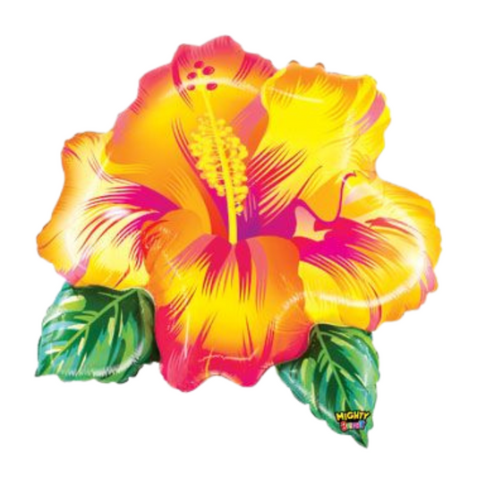 26" Tropical Flower Yellow