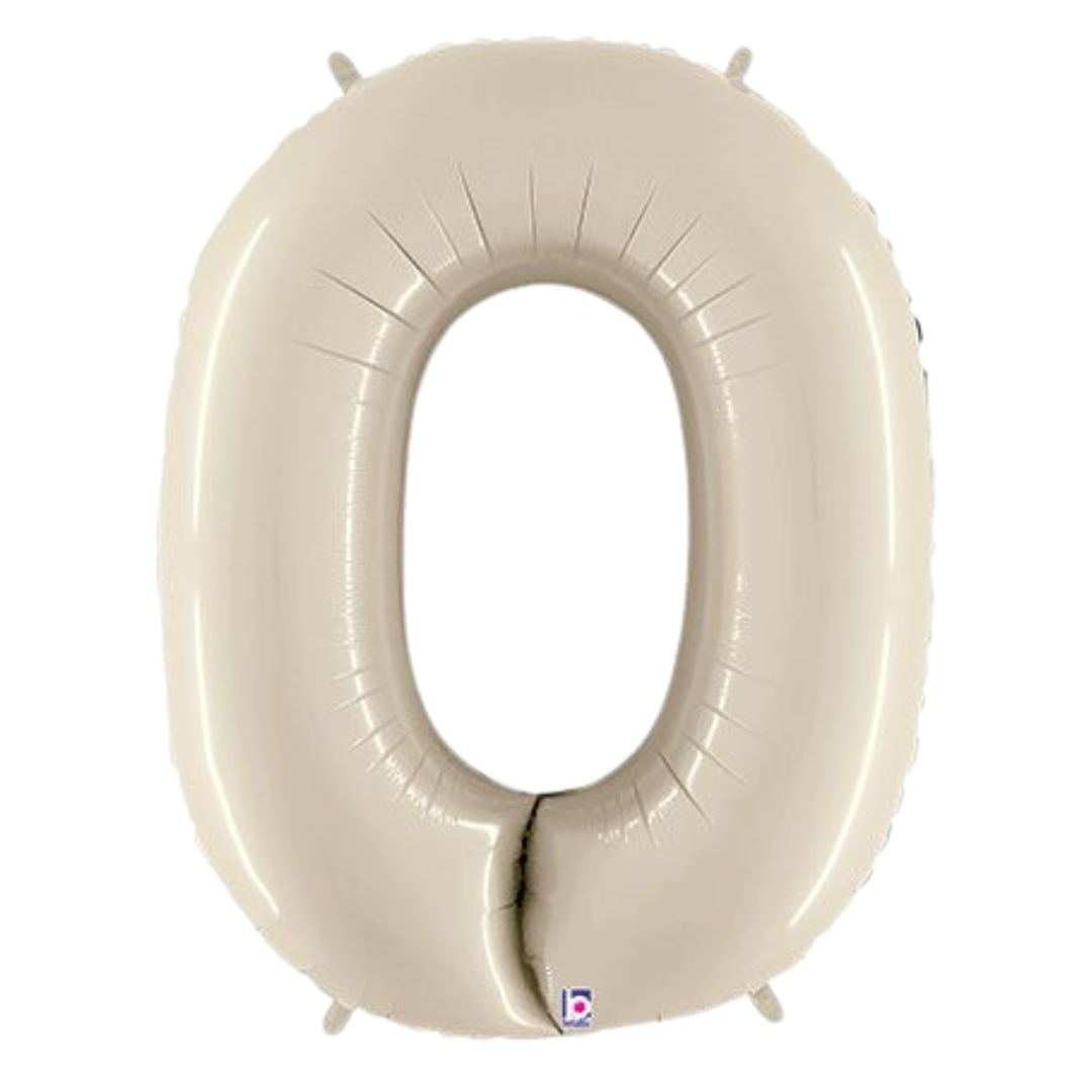 34" White Sand Numbers