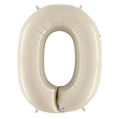34" White Sand Numbers