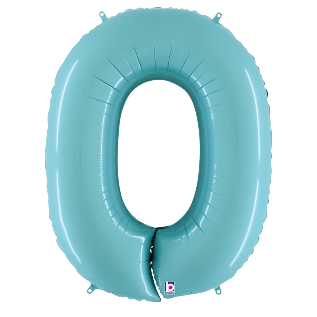 34" Pastel Blue Numbers