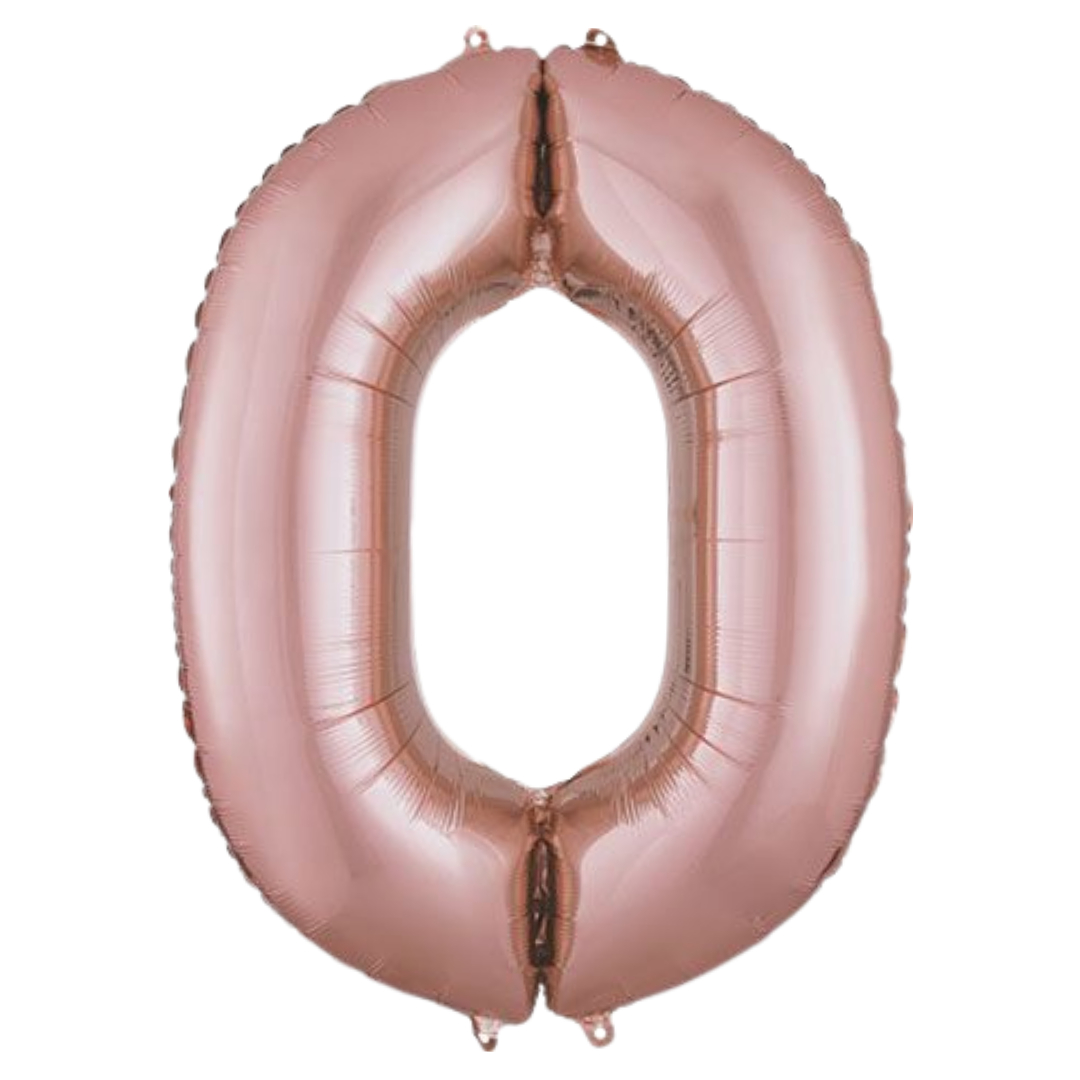 34" Rose Gold Numbers