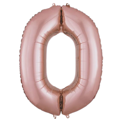 34" Rose Gold Numbers